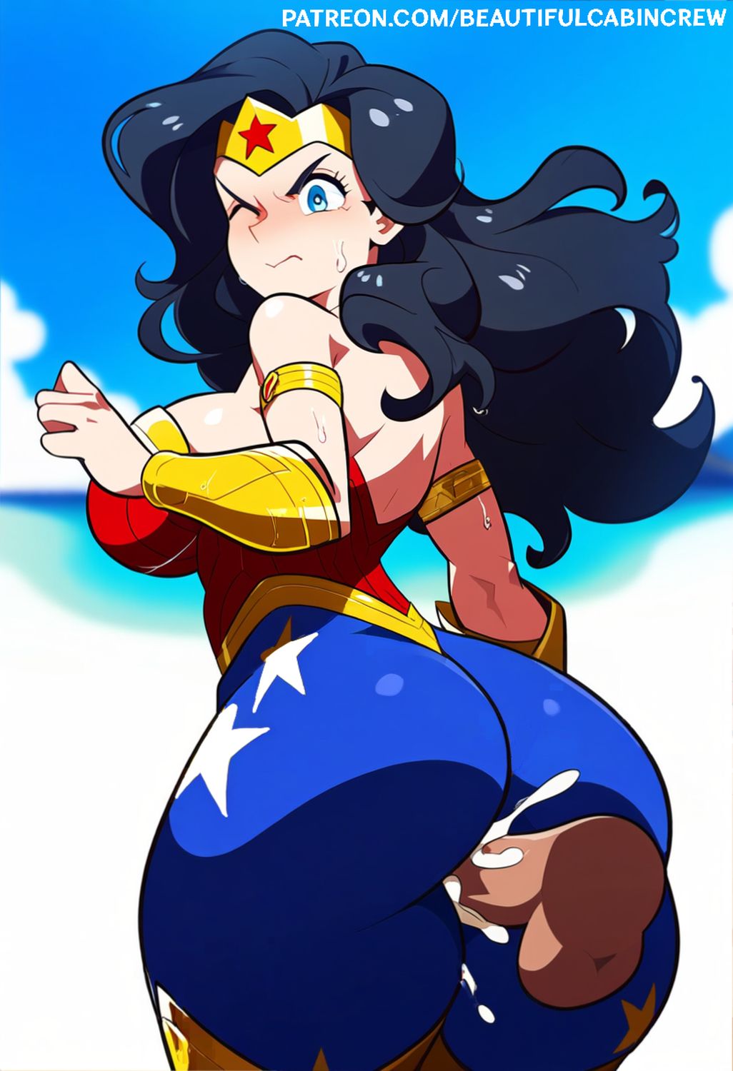 Wonder Woman Penis Cum